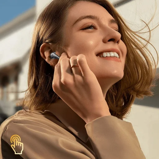 Choetech BH-T17 vezeték nélküli TWS ANC ENC IPX6 fejhallgató - fekete - 9