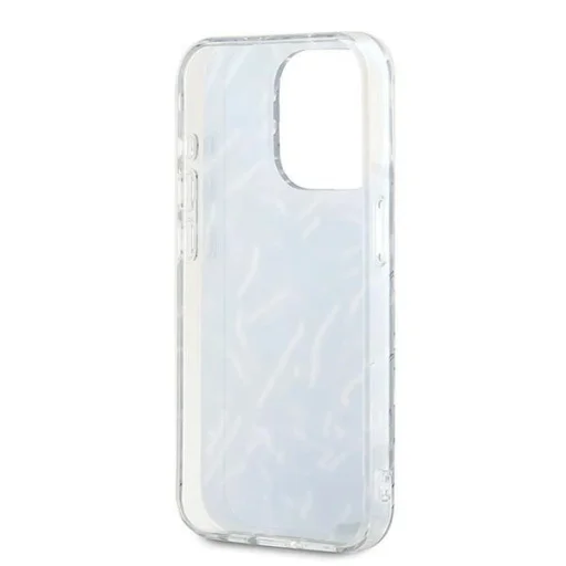  iPhone 15 Pro Max Karl Lagerfeld Zebra Pánttal tok - Lila - 6