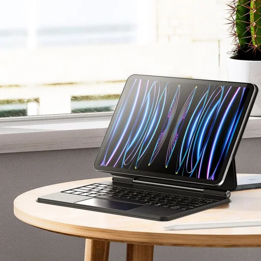 Dux Ducis Keyboard (MK Series) tok Bluetooth billentyűzettel iPad Air 4 / 5 / iPad Pro 11" 2018-2022 - fekete - 6