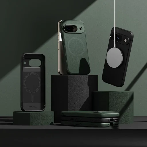 Ringke Onyx Mágnes Magszafé Google Pixel 9 Fekete Tok - 7