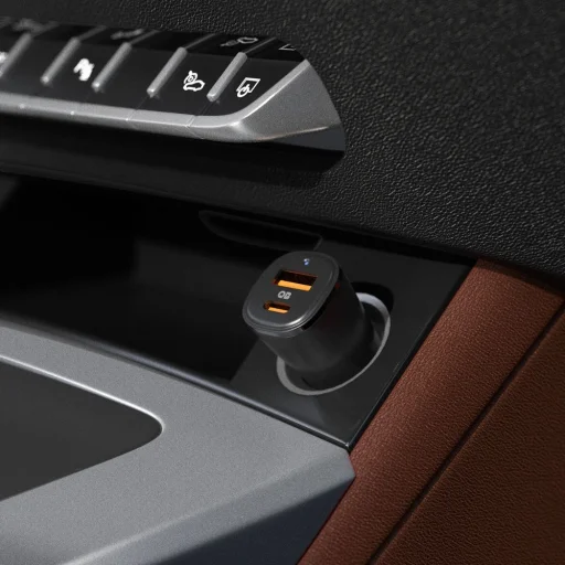 Spigen Ev482 Arcstation Essential Autós Töltő 48w Fekete - 3