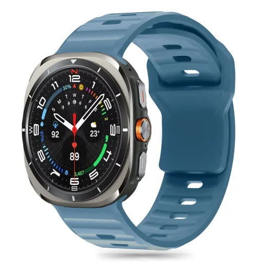 Tech-protect Silicone Line Samsung Galaxy Watch Ultra (47 Mm) Montego Kék - 1