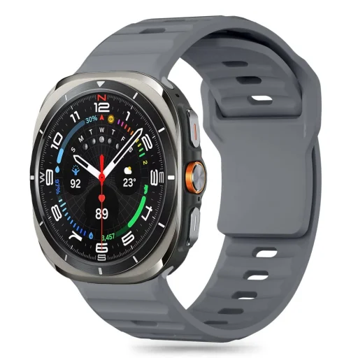 Tech-protect Silicone Line Samsung Galaxy Watch Ultra 2024/2025 (47 Mm) Crayon Szürke - 1