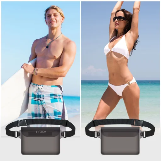 TECH-PROTECT UWP10 Univerzális Vízálló Tok 10 Hüvelyk Fekete/Átlátszó - 6