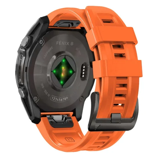 Tech-protect Silicone Garmin Fenix 5s / 5s Plus / 6s / 6s Pro / 7s / 8 (43 Mm) Narancssárga - 2