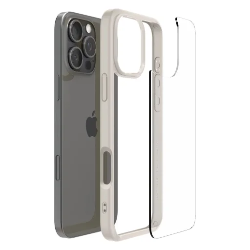  iPhone 16 Pro Max titánszürke Etui Spigen Ultra Hybrid tok - 1
