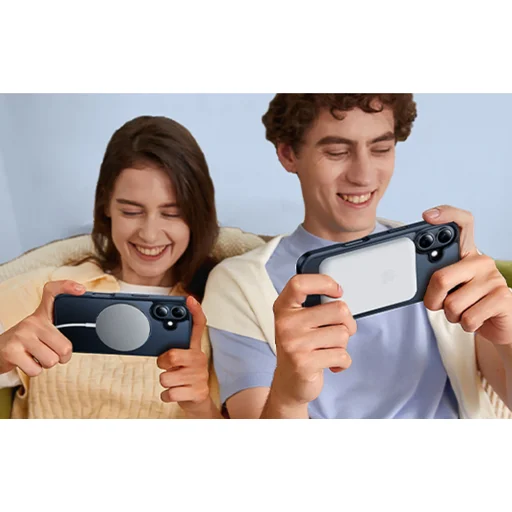 Etui Torras Ostand Pro iPhone 16 tok (Kék) - 8