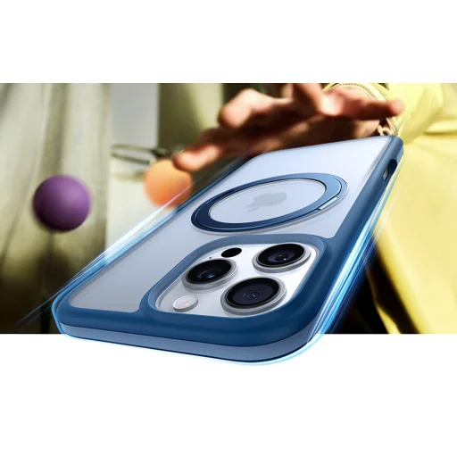 Torras fliptok Pstand iPhone 16 Pro-hoz (tengerészkék) - 4