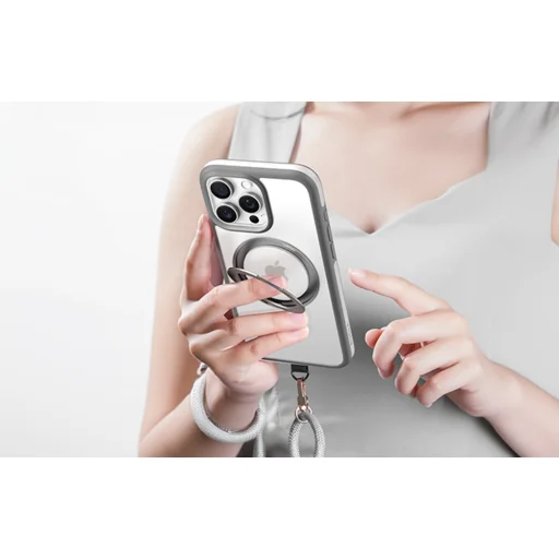 Torras Ostand R Fusion tok iPhone 16 Pro-hoz (Szürke) - 3