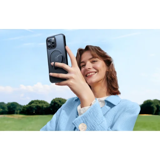 Torras Ostand Pro tok iPhone 16 Pro Max (Fekete) - 5