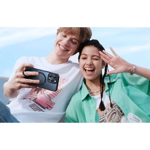 Torras Ostand Pro tok iPhone 16 Pro Max (Fekete) - 6