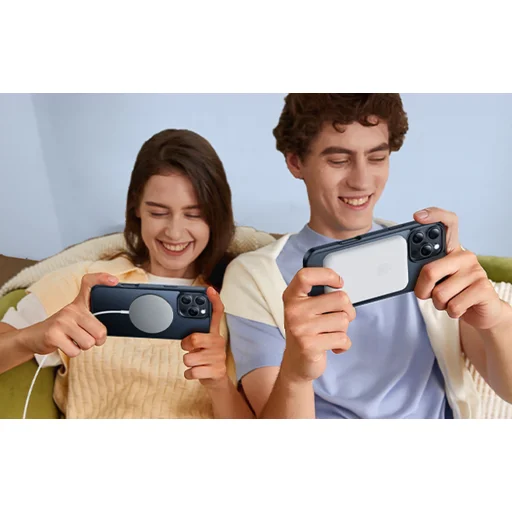 TORRAS Ostand Pro tok iPhone 16 Pro (Kék) - 8