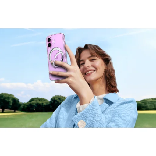 Etui Torras Ostand Pro tok iPhone 16-hoz (Átlátszó) - 5