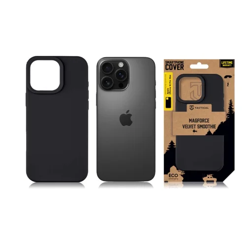 Tactical MagForce Velvet Smoothie tok Apple iPhone 16 Pro Max Asphalt - 5