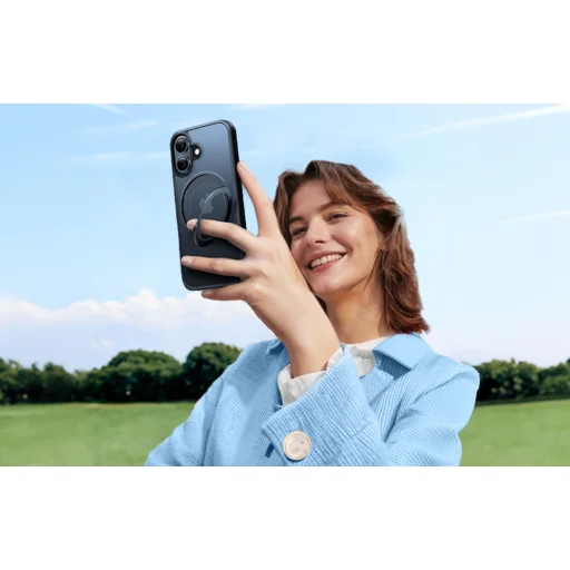 Torras Ostand Pro tok iPhone 16 Plus (Fekete) - 5