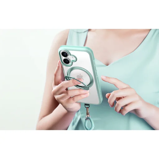 Torras Ostand R Fusion tok iPhone 16-hoz (Zöld) - 4