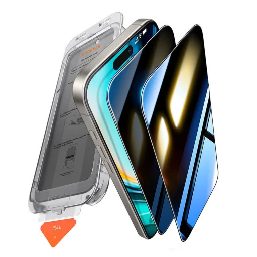 Privacy edzett üveg Install Master Privacy for iPhone 16 Plus üvegfólia - 1