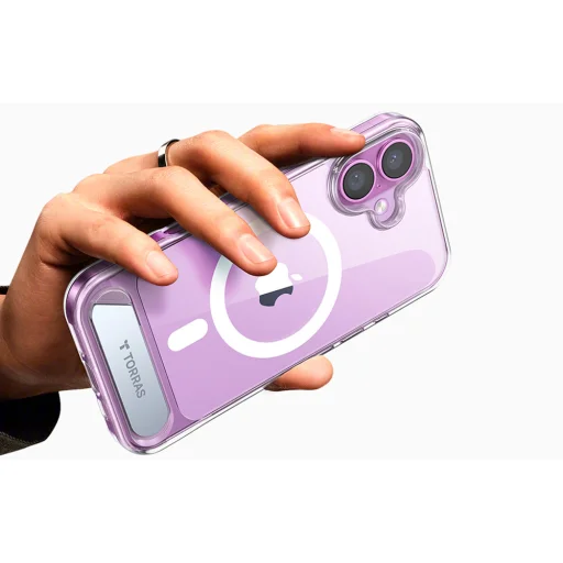 Torras Pstand tok iPhone 16 Plus-hoz (átlátszó) - 4