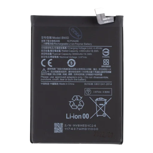 BN5D Xiaomi Akkumulátor 5000mAh (OEM) - 1