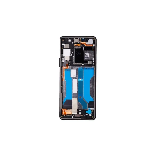 LCD kijelző + Érintőegység + Első borítás Sony Xperia 10 V Fekete (Szervizcsomag) - 2
