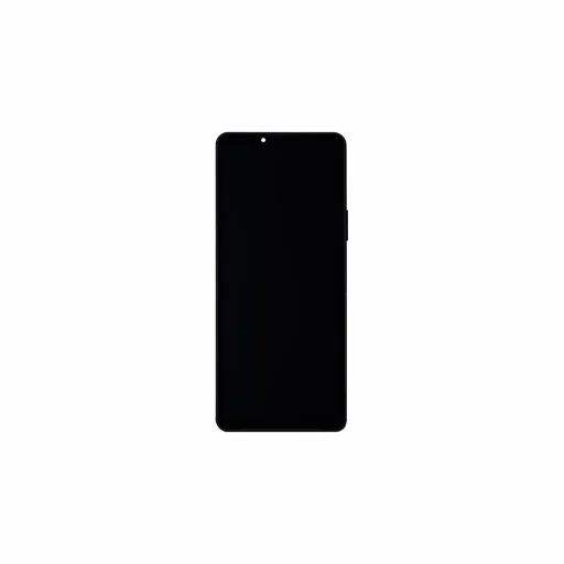 LCD kijelző + Érintőegység + Első borítás Sony Xperia 10 V Fekete (Szervizcsomag) - 1