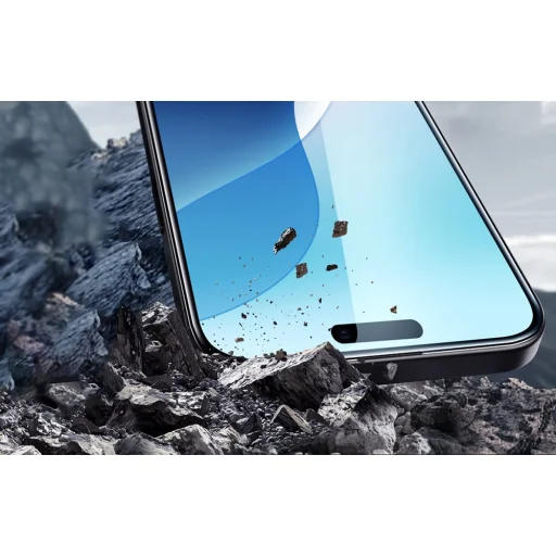  iPhone 16 Plus Fekete ESR Armorite Edzett Üveg üvegfólia - 6