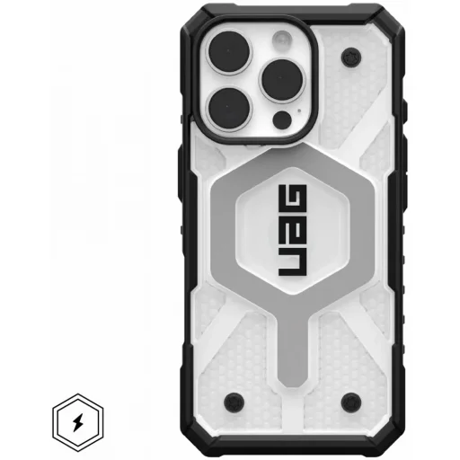 Tok (UAG) Urban Armor Gear Pathfinder Clear kompatibilis MagSafe IPHONE 16 Pro készülékhez, átlátszó - 2