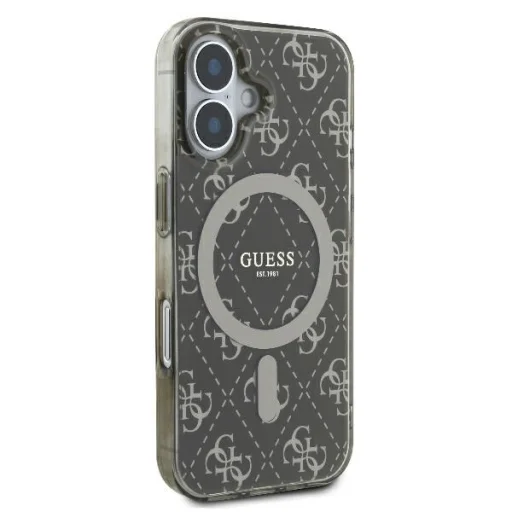  iPhone 16 Barna Original Case GUESS IML 4G Background Magsafe GUHMP16SH4DTEW tok - 4