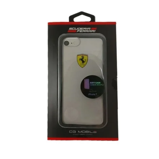Ferrari Hardcase FEHCRFP7BK iPhone 7/8 /SE 2020 / SE 2022 átlátszó/fekete tok - 2