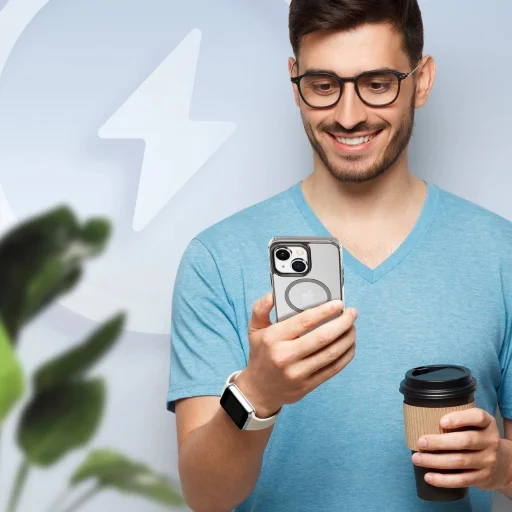 Dux Ducis Clin2 tok iPhone 14 Plus mágneses tok MagSafe szürke - 3