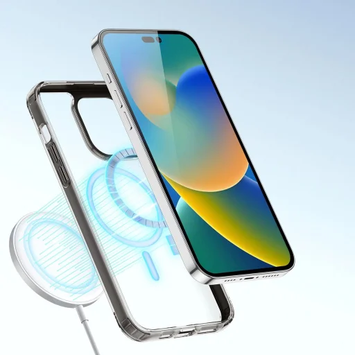 Dux Ducis Clin2 tok iPhone 14 Pro Max Magnetic MagSafe tok szürke - 5