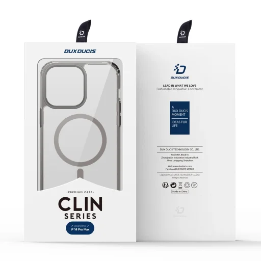 Dux Ducis Clin2 tok iPhone 14 Pro Max Magnetic MagSafe tok szürke - 12