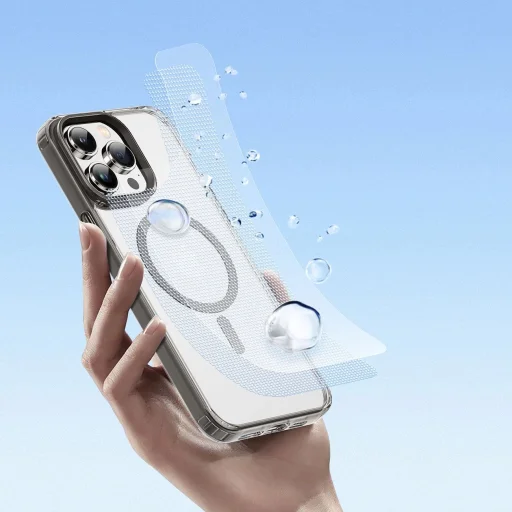 Dux Ducis Clin2 tok iPhone 14 Pro Max Magnetic MagSafe tok szürke - 6