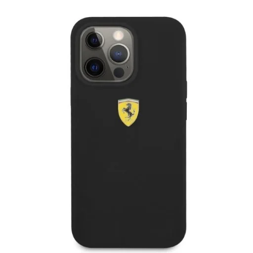 Ferrari FESSIHMP13LBK iPhone 13 Pro / 13 6.1" fekete/fekete hardcase szilikon tok MagSafe - 3