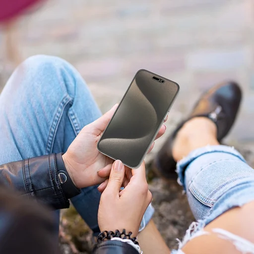 Vmax matt 0.33 mm áttetsző üvegfólia iPhone 16 Plus 6,7"-hoz üvegfólia - 9