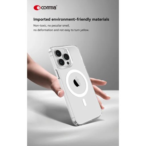 Comma tok Elemental Mag a iPhone 15 készülékhez átlátszó - 7