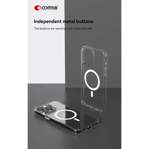 Comma tok Elemental Mag a iPhone 15 készülékhez átlátszó - 8