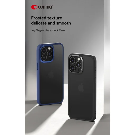 Comma Joy Elegant tok iPhone 15 Plus szürke - 3