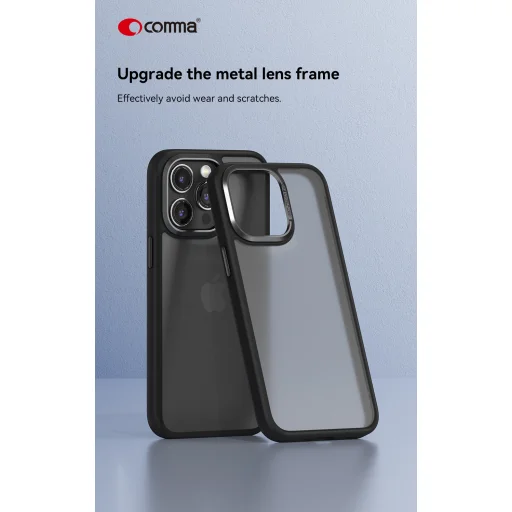 Comma Joy Elegant tok iPhone 15 Plus szürke - 6