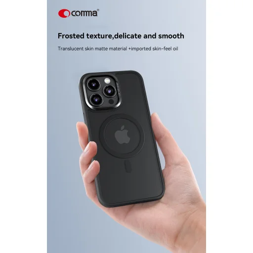 Comma Joy Elegant Mag tok iPhone 15 Plus készülékhez, kék - 4