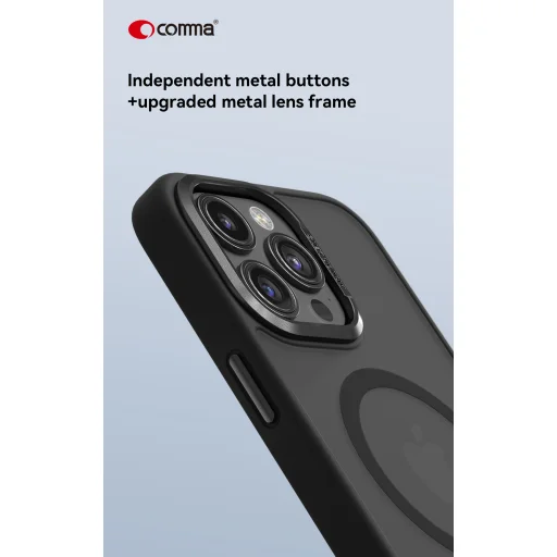 Comma Joy Elegant Mag tok iPhone 15 Plus készülékhez, kék - 6