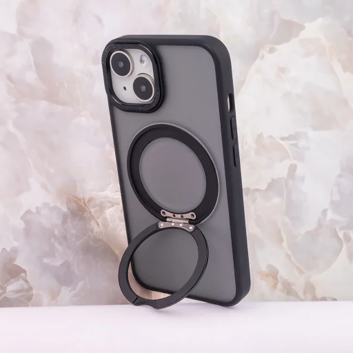 Mag Ring Forgó tok iPhone 15 Pro 6,1" fekete - 7