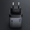FORCELL F-ENERGY GaN III VT-37 fali utazó töltő LCD kijelzővel 2 x Type C + USB A PD QC4.0 SAM SFC2.0 3,45A 70W szürke thumbnail
