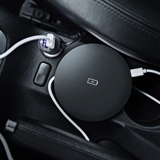 FORCELL F-ENERGY gyors vezeték nélküli töltő Qi QC 15W fekete - 5