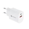 FORCELL F-ENERGY TFK-TC-30WPD utazó töltő Type C + USB A PD QC4.0 3A 30W fehér thumbnail