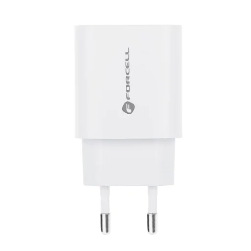 FORCELL F-ENERGY TFK-TC-30WPD utazó töltő Type C + USB A PD QC4.0 3A 30W fehér - 3