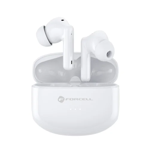 FORCELL F-AUDIO vezeték nélküli fülhallgató TWS Clear Sound fehér - 3