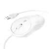HOCO vezetékes egér USB A GM13 1,5 m fehér thumbnail