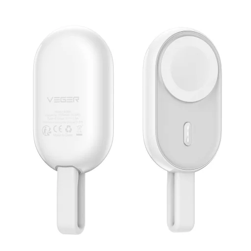 VEGER powerbank 1200 mAh Apple Watch-hoz kompatibilis Apple Watch Pomme (W0102) fehér - 1