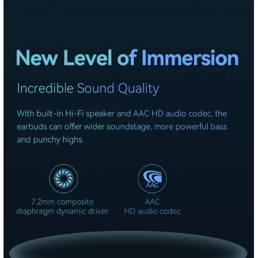 Haylou GT1 2023 TWS Vezeték nélküli Fülhallgató Fekete - 4